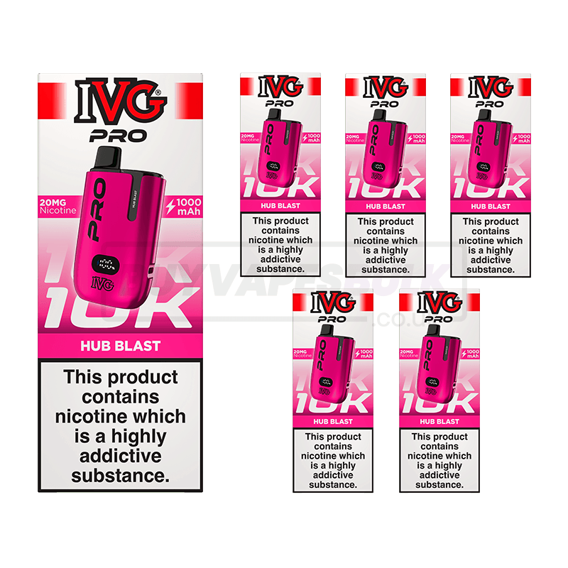 IVG Pro 12 10K Prefilled Vape Kit 5 Pack