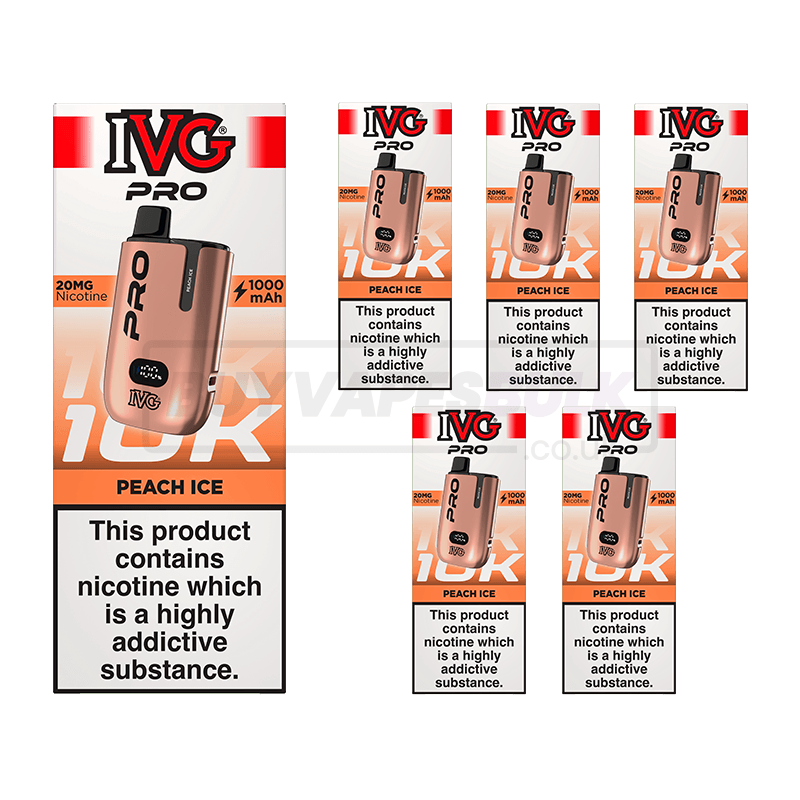 IVG Pro 12 10K Prefilled Vape Kit 5 Pack
