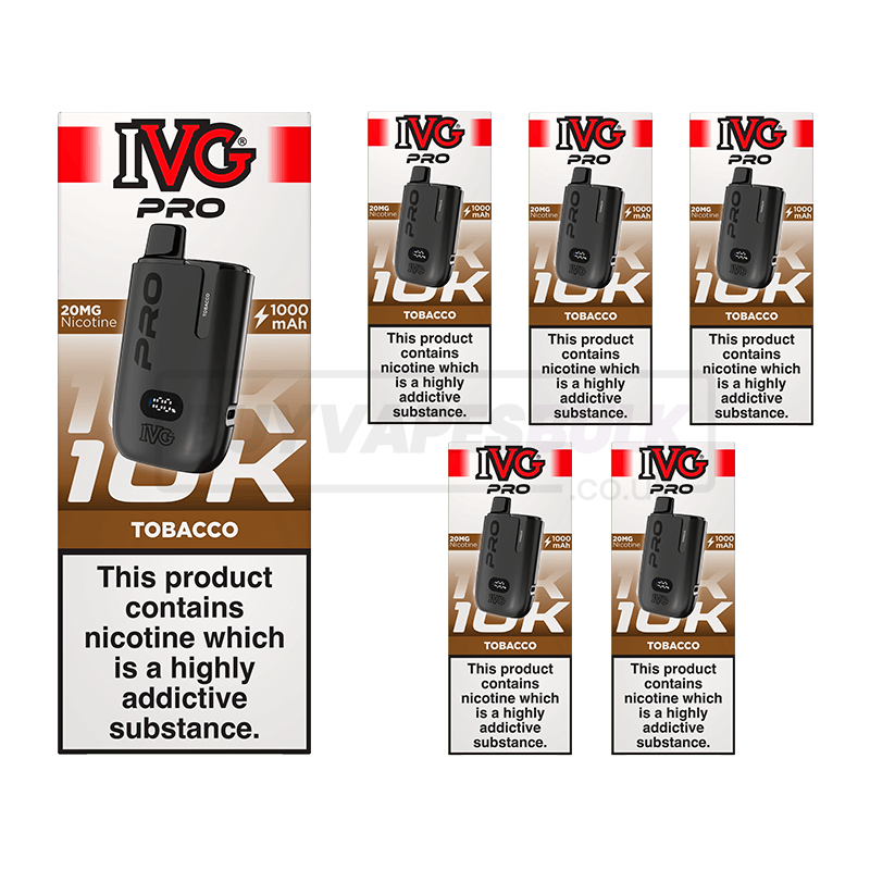 IVG Pro 12 10K Prefilled Vape Kit 5 Pack
