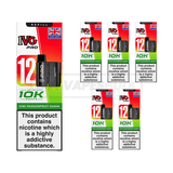 IVG Pro 12 10K Refill Pods 5 Pack Kiwi Passionfruit Guava