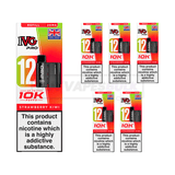 IVG Pro 12 10K Refill Pods 5 Pack Strawberry Kiwi (NEW)
