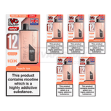 IVG Smart Max 10K Vape Kit 5 Pack Peach Ice (NEW)