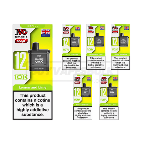 IVG Smart Max 10K Refill Pods 5 Pack Lemon Lime