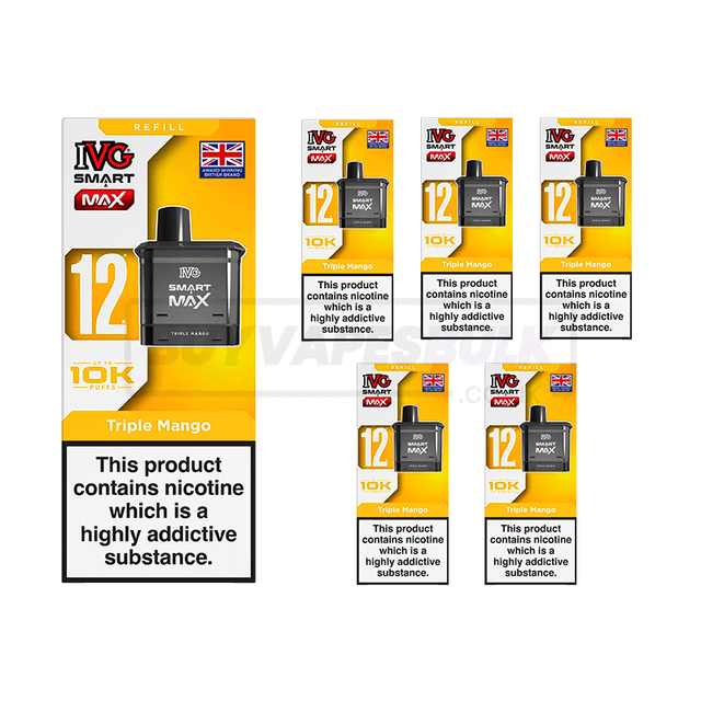 Triple Mango IVG Smart Max 10K Refill Pods 5 Pack