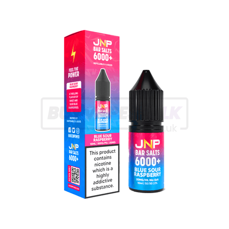 JNP Crystal Bar Nic Salt E-Liquid 10 Pack Blue Sour Raspberry