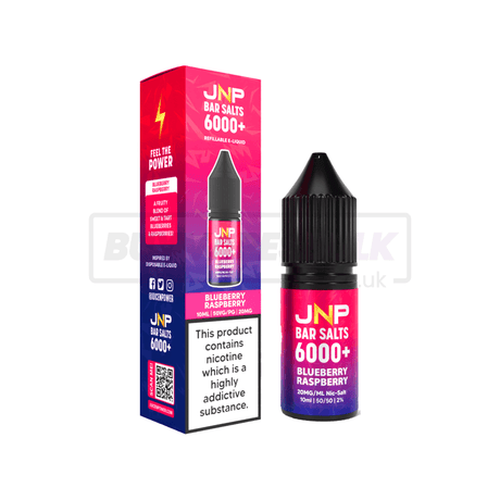 JNP Crystal Bar Nic Salt E-Liquid 10 Pack Blueberry Raspberry