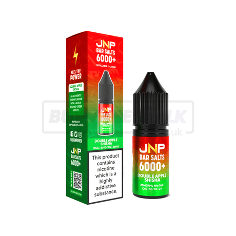 JNP Crystal Bar Nic Salt E-Liquid 10 Pack Double Apple Shisha