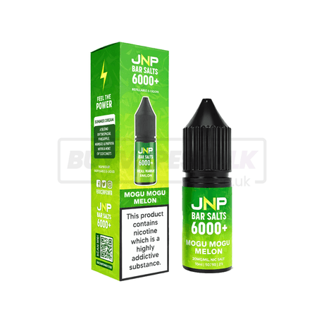 JNP Crystal Bar Nic Salt E-Liquid 10 Pack Mogu Mogu Melon