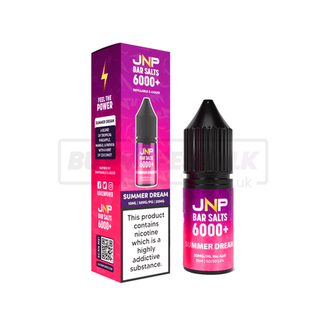 JNP Crystal Bar Nic Salt E-Liquid 10 Pack Summer Dream