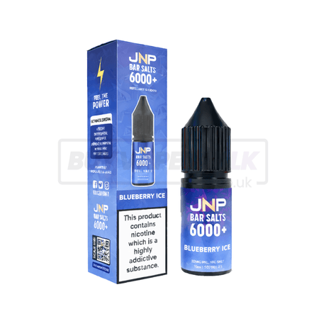JNP Crystal Bar Nic Salt E-Liquid 10 Pack Blueberry Ice