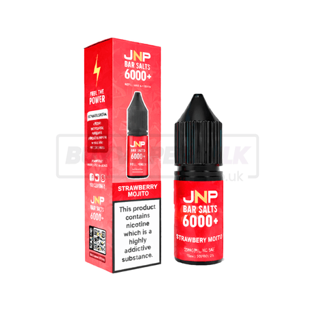 JNP Crystal Bar Nic Salt E-Liquid 10 Pack Strawberry Mojito