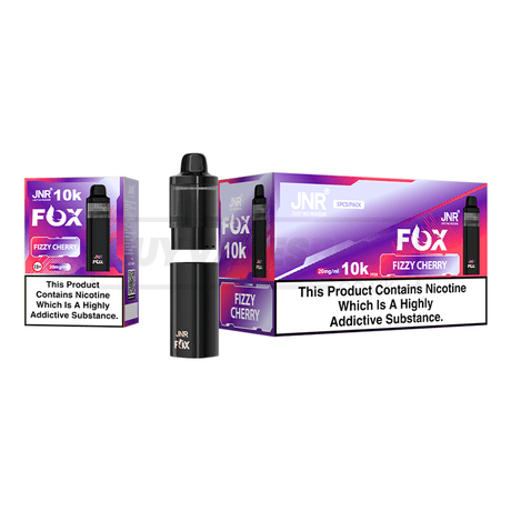 Fizzy Cherry JNR Fox 10K Prefilled Vape Kit 5 Pack
