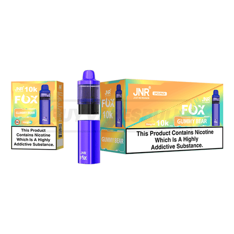 Gummy Bear JNR Fox 10K Prefilled Vape Kit 5 Pack