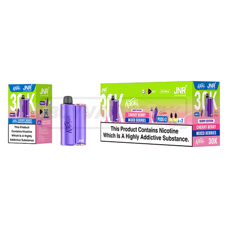 Berry Edition JNR Aurora 30K Prefilled Vape Kit 5 Pack