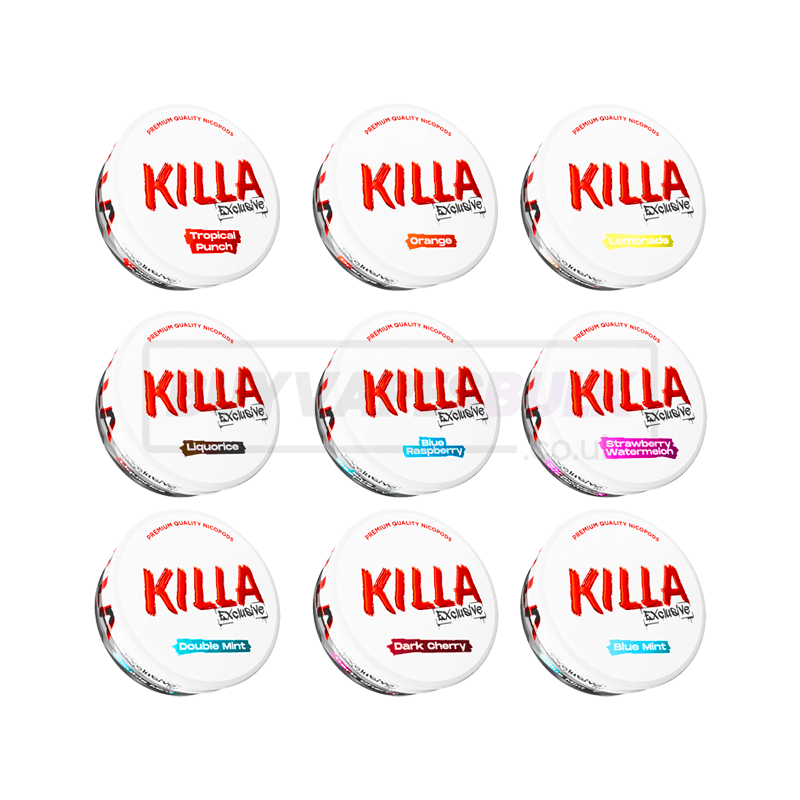 Killa Exclusive Nicotine Pouches 5 Pack