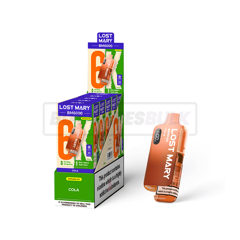 Lost Mary BM6000 Prefilled Vape Kit 5 Pack Cola