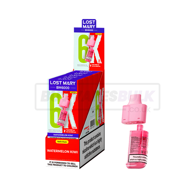 Watermelon Kiwi Lost Mary BM6000 Prefilled Pods 5 Pack
