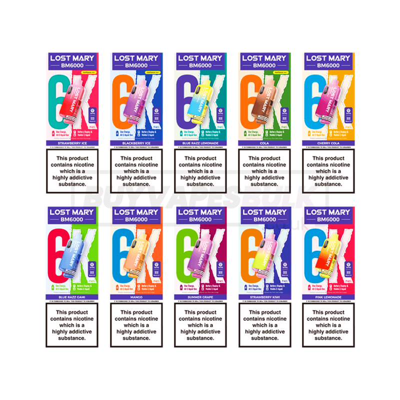 Lost Mary BM6000 Prefilled Vape Kit 5 Pack