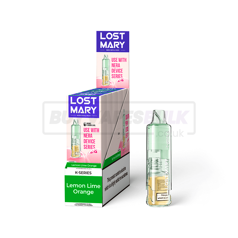 Lost Mary Nera 15K Pureview Prefilled Pods 5 Pack Lemon Lime Orange