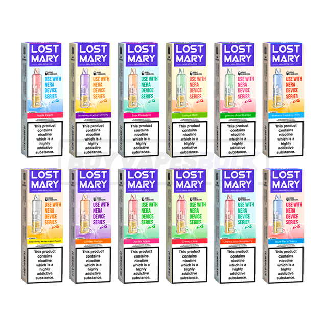 Lost Mary Nera 15K Pureview Prefilled Pods 5 Pack