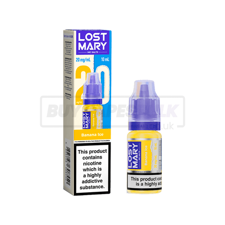 Lost Mary Nic Salts E-Liquid 10 Pack Banana Ice