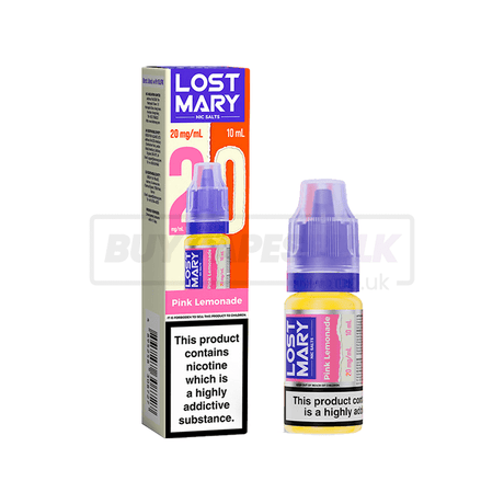 Lost Mary Nic Salts E-Liquid 10 Pack Pink Lemonade