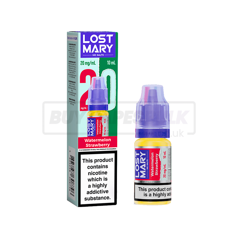 Lost Mary Nic Salts E-Liquid 10 Pack Watermelon Strawberry