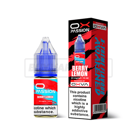 Berry Lemon Oxva OX Passion Nic Salt E-Liquid Pack of 10