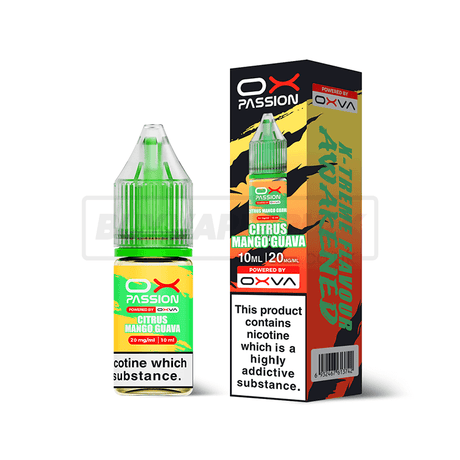 Citrus Mango Guava Oxva OX Passion Nic Salt E-Liquid Pack of 10