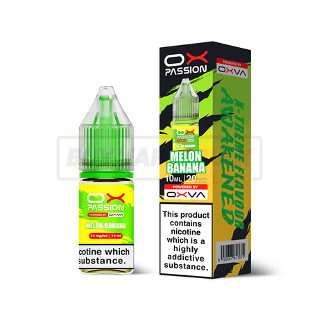 Melon Banana Oxva OX Passion Nic Salt E-Liquid Pack of 10