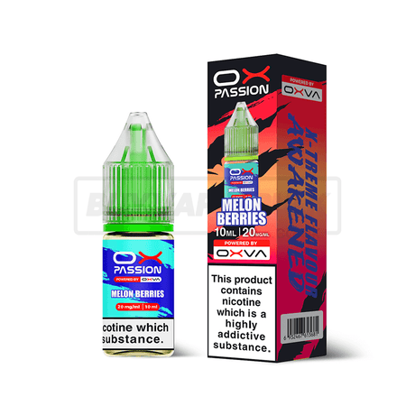Melon Berries Oxva OX Passion Nic Salt E-Liquid Pack of 10