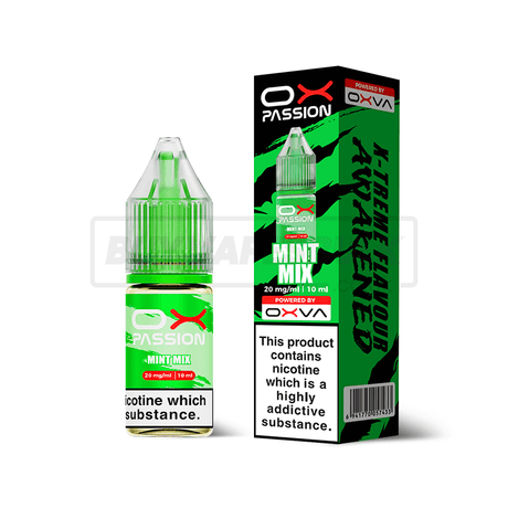 Mint Mix Oxva OX Passion Nic Salt E-Liquid Pack of 10