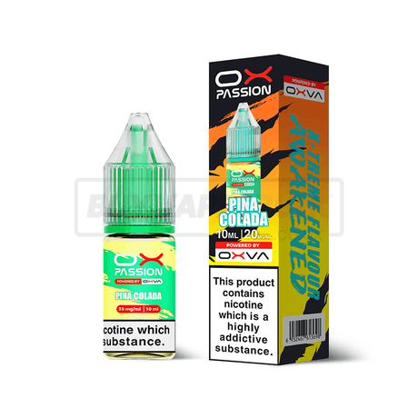 Pina Colada Oxva OX Passion Nic Salt E-Liquid Pack of 10