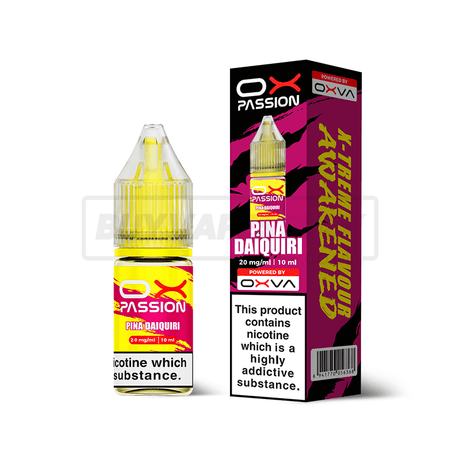 Pina Daiquiri Oxva OX Passion Nic Salt E-Liquid Pack of 10