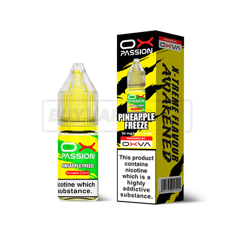 Pineapple Freeze Oxva OX Passion Nic Salt E-Liquid Pack of 10