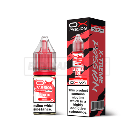 Oxva OX Passion Nic Salts 10 Pack Lychee Ice (NEW)