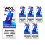 Blueberry Raspberry Pixl 8000 Prefilled Vape Kit 5 Pack