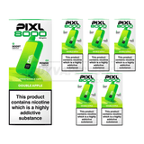Double Apple Pixl 8000 Prefilled Vape Kit 5 Pack