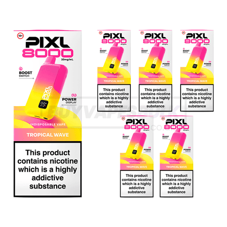 Tropical Wave Pixl 8000 Prefilled Vape Kit 5 Pack