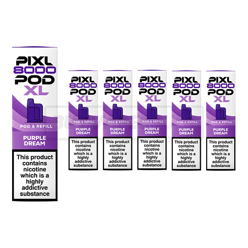 Purple Dream Pixl 8000 Refill Pods 5 Pack