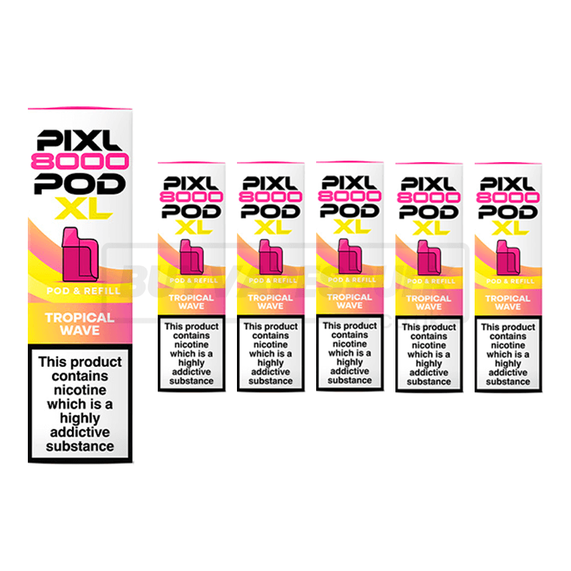 Tropical Wave Pixl 8000 Refill Pods 5 Pack