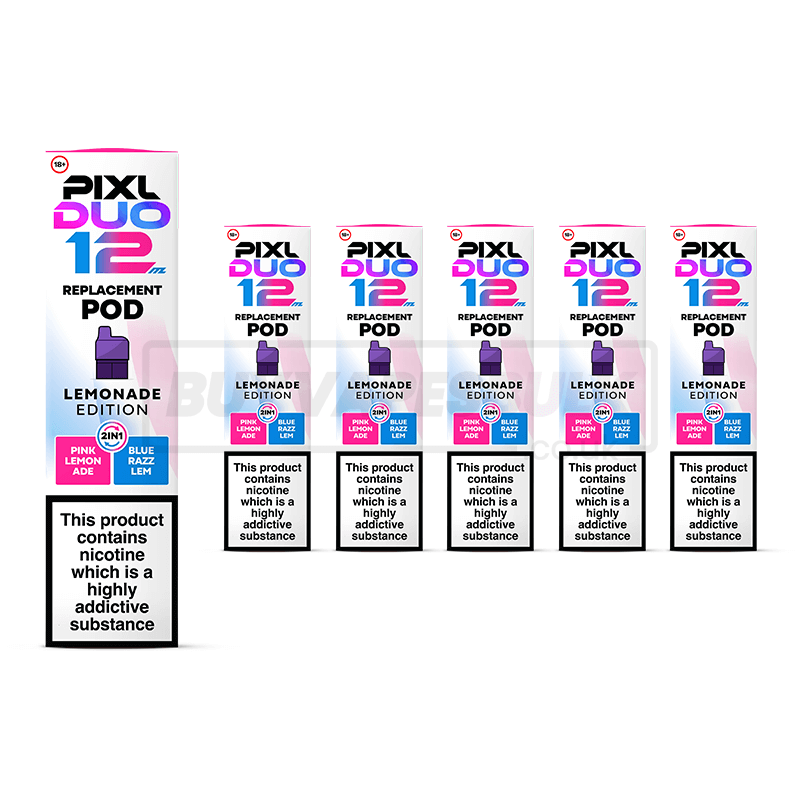 Lemonade Edition Pixl 12K Duo Refill Pods 5 Pack