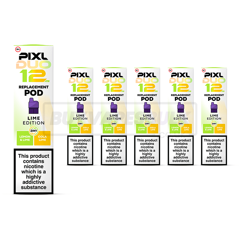 Lime Edition Pixl 12K Duo Refill Pods 5 Pack