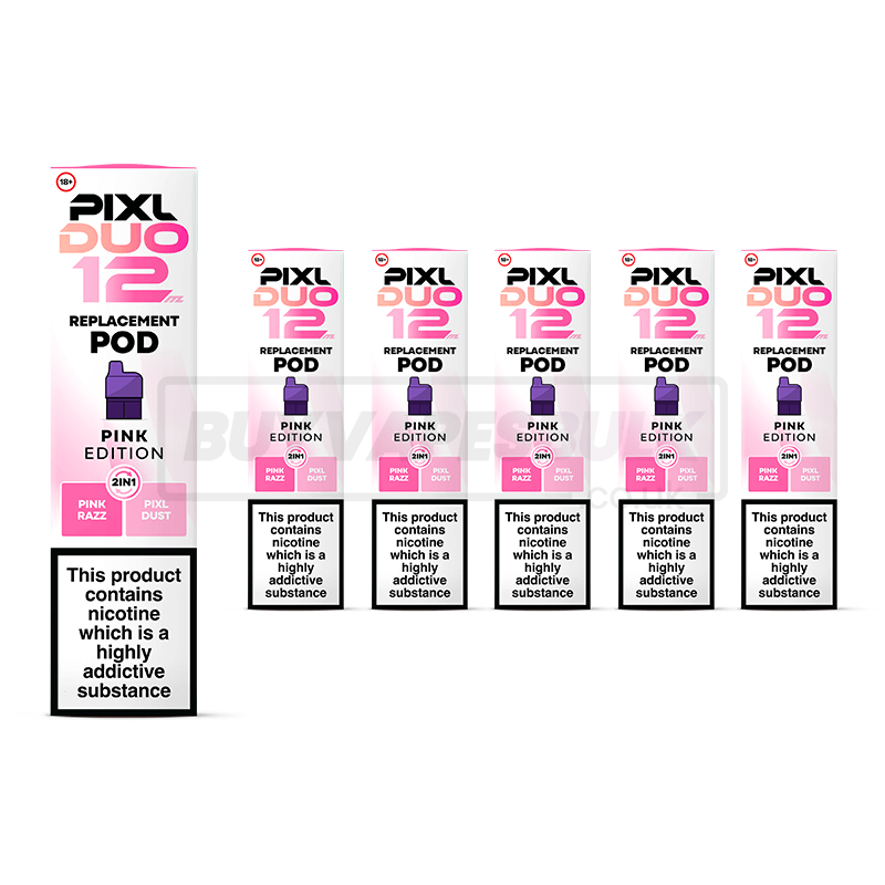 Pink Edition Pixl 12K Duo Refill Pods 5 Pack