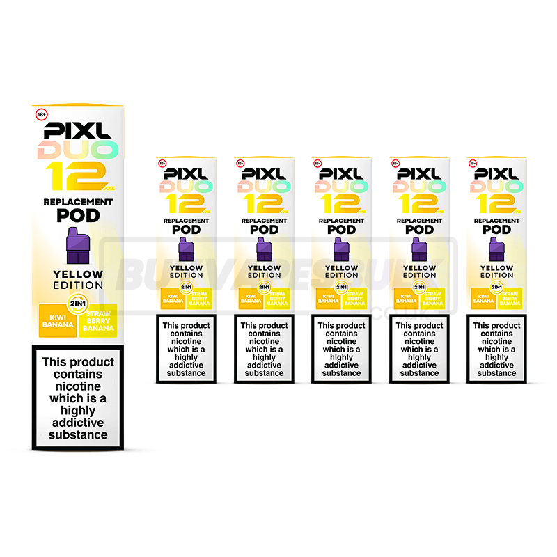 Yellow Edition Pixl 12K Duo Refill Pods 5 Pack