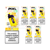 Yellow Edition Pixl Duo 12K Vape Kit 5 Pack