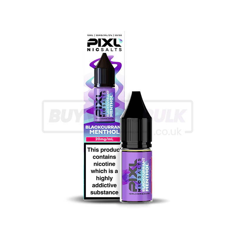 PIXL Nic Salts E-Liquid 10 Pack Blackcurrant Menthol
