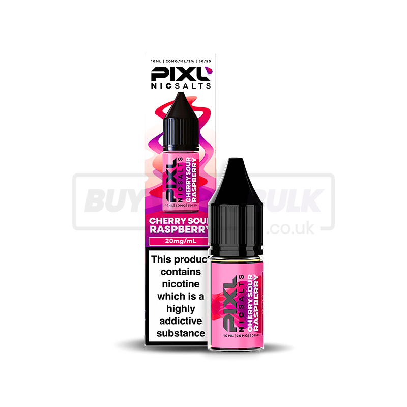 PIXL Nic Salts E-Liquid 10 Pack Cherry Sour Raspberry
