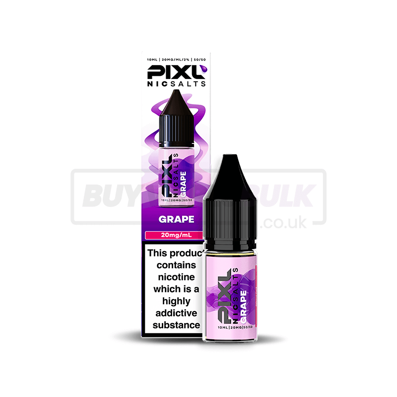 PIXL Nic Salts E-Liquid 10 Pack Grape Berry