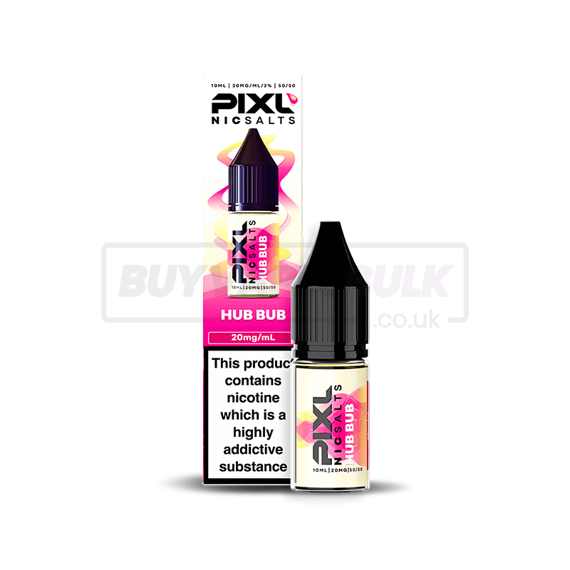 PIXL Nic Salts E-Liquid 10 Pack Hub Bub